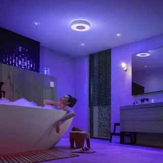 Xamento LED plafondlamp 38cm van Philips Hue in Wit – productfoto 3 van 5