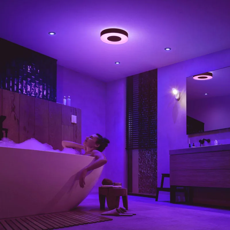 Xamento LED plafondlamp 38cm zwart by Philips Hue in Black, White – product photo 5 of 5