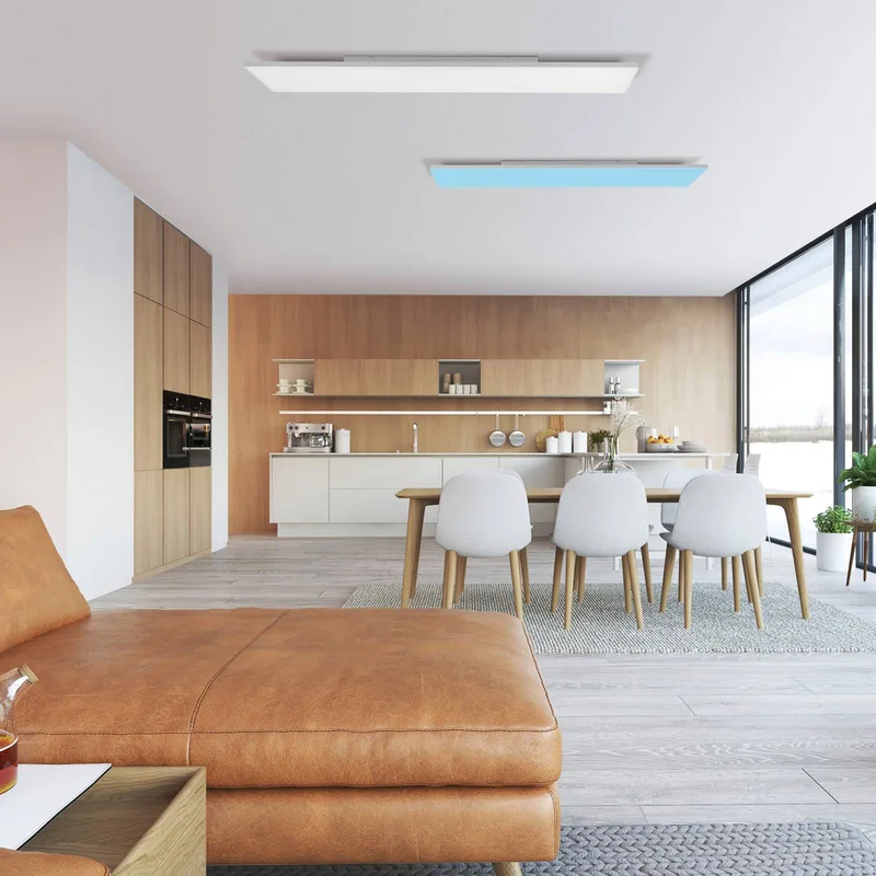 Paul Neuhaus Q-FRAMELESS loftlampe RGBW 120x30cm fra Q-Smart-Home i Hvid – produktbillede 1 af 5