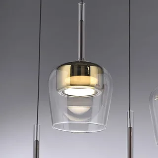 Paul Neuhaus Hänglampa Q-Kon guldfärgad Ø 21 cm från Q-Smart-Home i Guld, Helder – produktbild 5 av 5