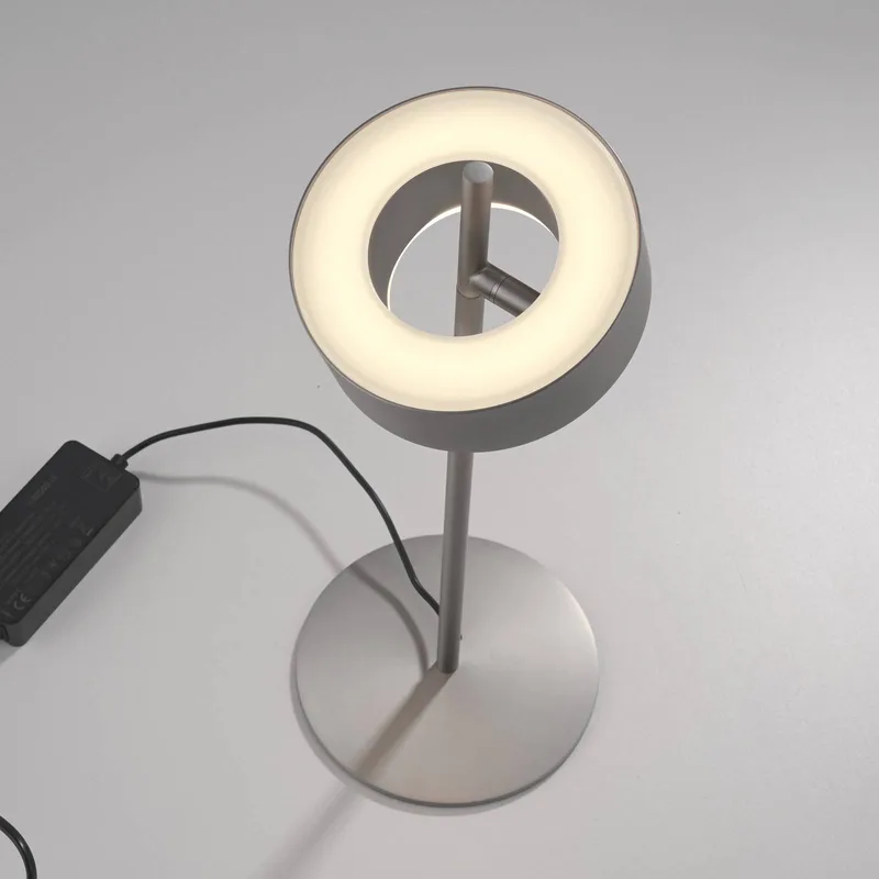 Paul Neuhaus LED-bordlampe Q-Rotate aluminium 40 cm fra Q-Smart-Home i Aluminium – produktbillede 5 af 5