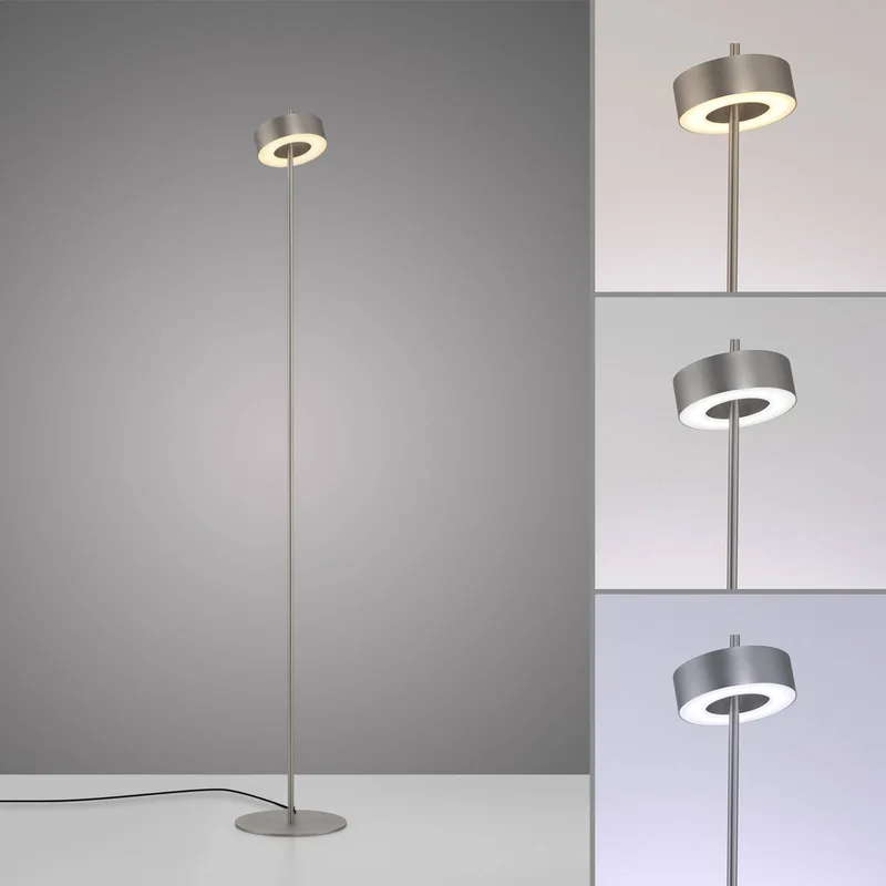 Paul Neuhaus LED-gulvlampe Q-Rotate aluminium 140 cm fra Q-Smart-Home i Aluminium – produktbillede 5 af 5