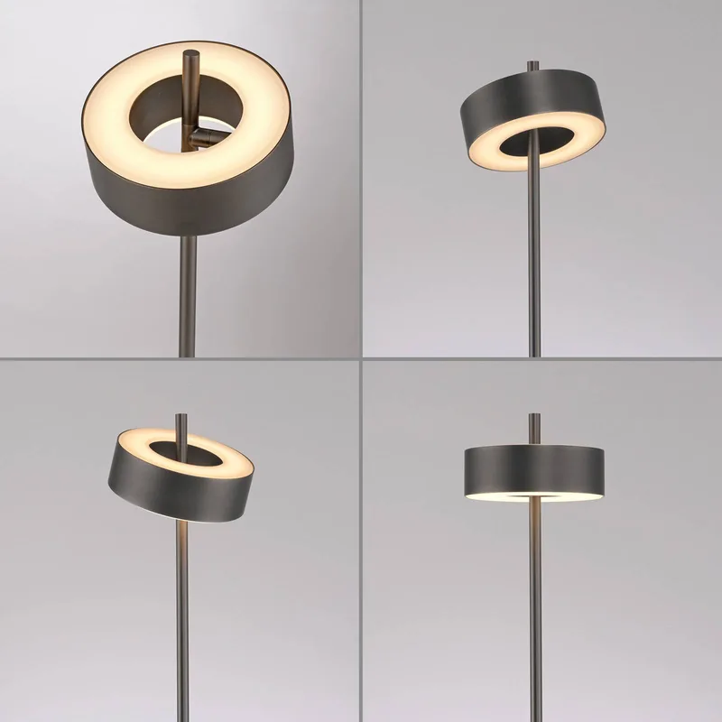 Paul Neuhaus LED vloerlamp Q-Rotate donkerbruin 140 cm by Q-Smart-Home in Donkerbruin metallic – product photo 4 of 5