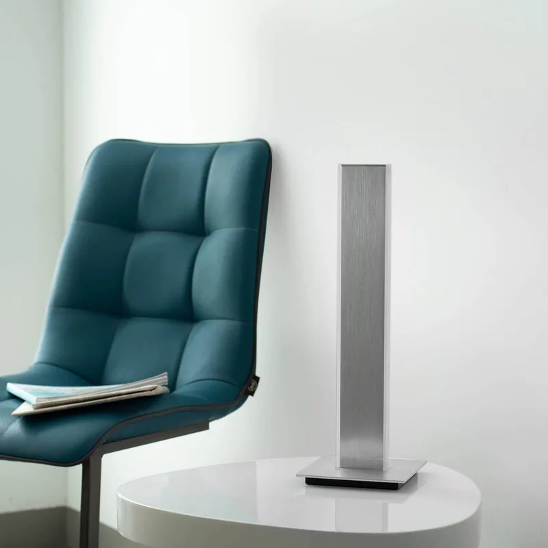 Paul Neuhaus Q-Adriana LED tafellamp, hoogte 40cm von Q-Smart-Home in Gesatineerd aluminium – Produktfoto 2 von 5