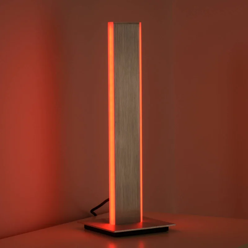Paul Neuhaus Q-Adriana LED tafellamp, hoogte 40cm von Q-Smart-Home in Gesatineerd aluminium – Produktfoto 5 von 5