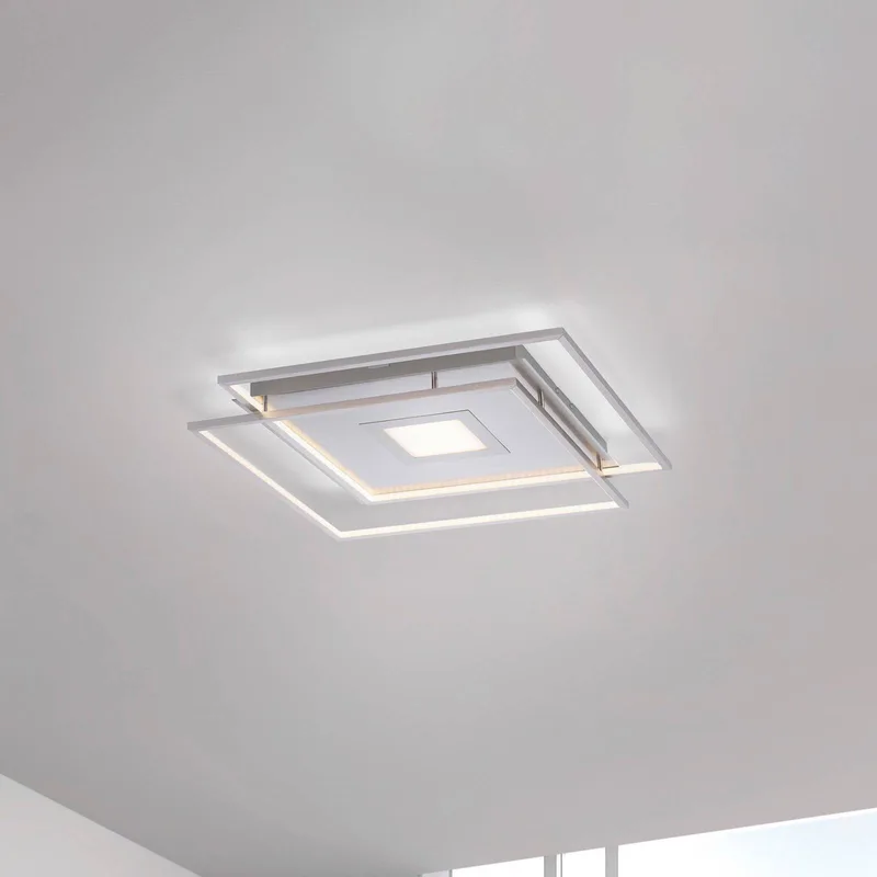 Paul Neuhaus Q-AMIRA LED plafondlamp, zilver by Q-Smart-Home in Silver, Staal – product photo 1 of 5