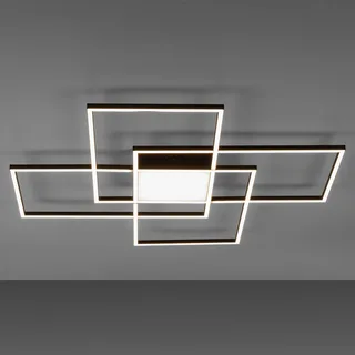 Paul Neuhaus Q-ASMIN LED plafondlamp, 80 x 80 cm de Q-Smart-Home en Noir, Blanc – photo produit 1 sur 5
