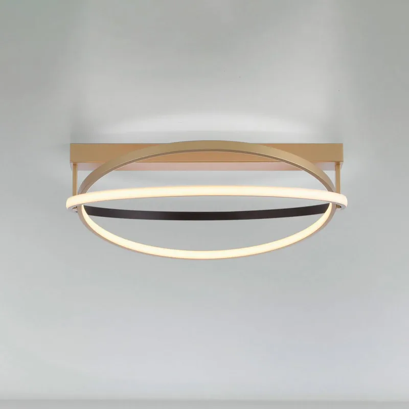 Paul Neuhaus Q-Beluga LED plafondlamp, messing van Q-Smart-Home in Mat messing – productfoto 1 van 5