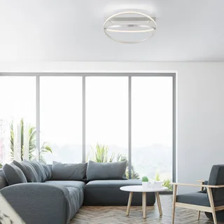 Paul Neuhaus Q-Beluga LED plafondlamp van Q-Smart-Home in Staal – productfoto 2 van 5