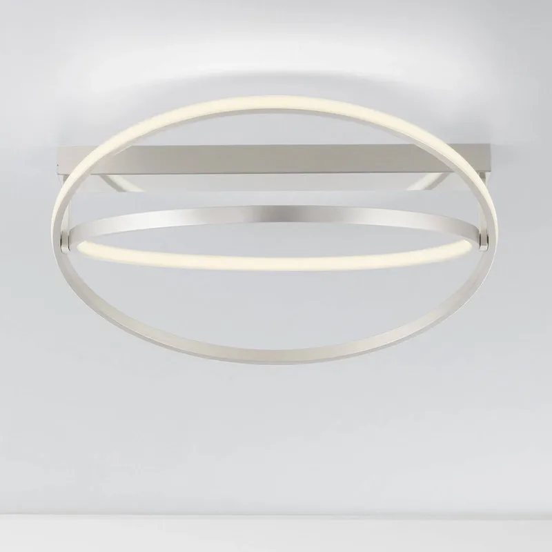 Paul Neuhaus Q-Beluga LED plafondlamp van Q-Smart-Home in Staal – productfoto 1 van 5
