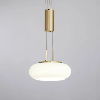 Paul Neuhaus Q-ETIENNE LED-hänglampa 2 lampor från Q-Smart-Home i Mat messing, Vit – produktbild 5 av 5