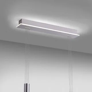 Paul Neuhaus Q-ETIENNE LED hanglamp, 2-lamps van Q-Smart-Home in Zilver, Wit – productfoto 4 van 5