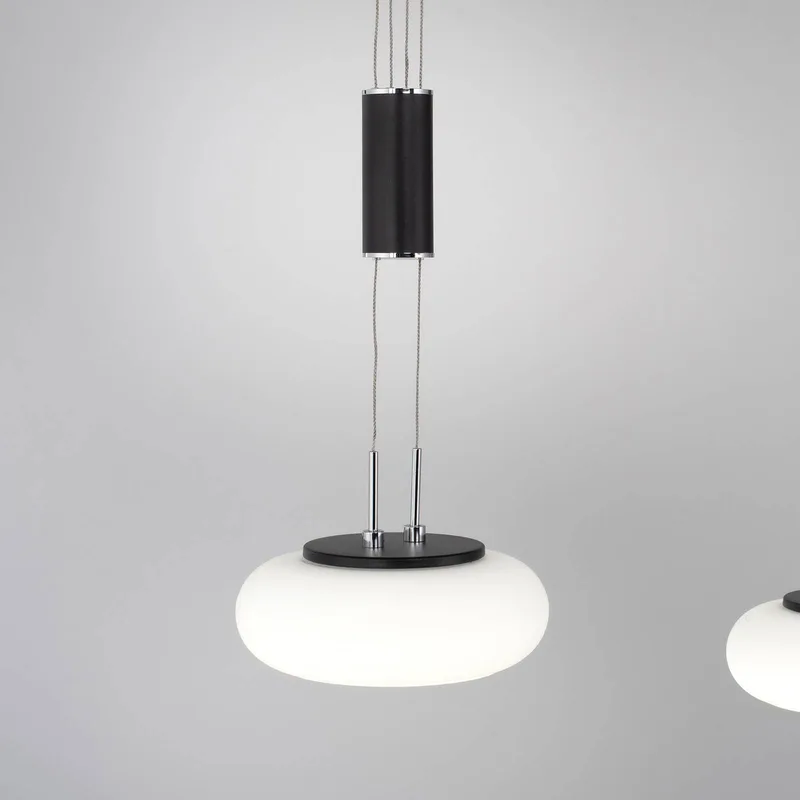 Paul Neuhaus Q-ETIENNE LED-hänglampa 2 lampor från Q-Smart-Home i Svart, Vit – produktbild 4 av 5