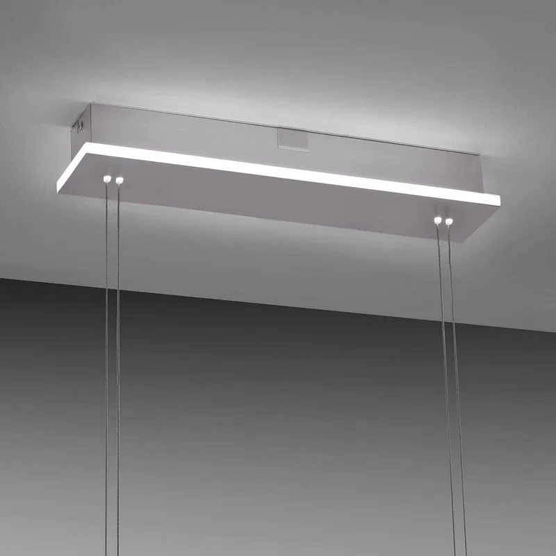 Paul Neuhaus Q-ETIENNE LED-hänglampa 4 lampor från Q-Smart-Home i Silver, Vit – produktbild 4 av 5