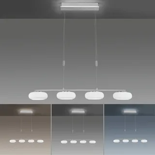 Paul Neuhaus Q-ETIENNE LED-hänglampa 4 lampor från Q-Smart-Home i Silver, Vit – produktbild 2 av 5