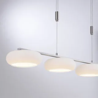 Paul Neuhaus Q-ETIENNE LED-hänglampa 4 lampor från Q-Smart-Home i Silver, Vit – produktbild 5 av 5