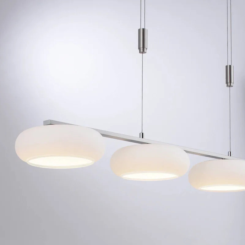 Paul Neuhaus Q-ETIENNE LED-hänglampa 4 lampor från Q-Smart-Home i Silver, Vit – produktbild 5 av 5