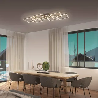 Paul Neuhaus Q-INIGO LED-taklampa 107 cm från Q-Smart-Home i Silver, Vit – produktbild 2 av 5