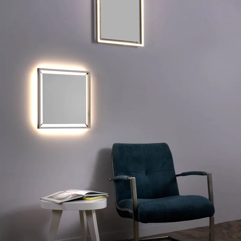 Paul Neuhaus Q-KAAN LED plafondlamp, 45x45cm van Q-Smart-Home in Zilver, Wit – productfoto 5 van 5