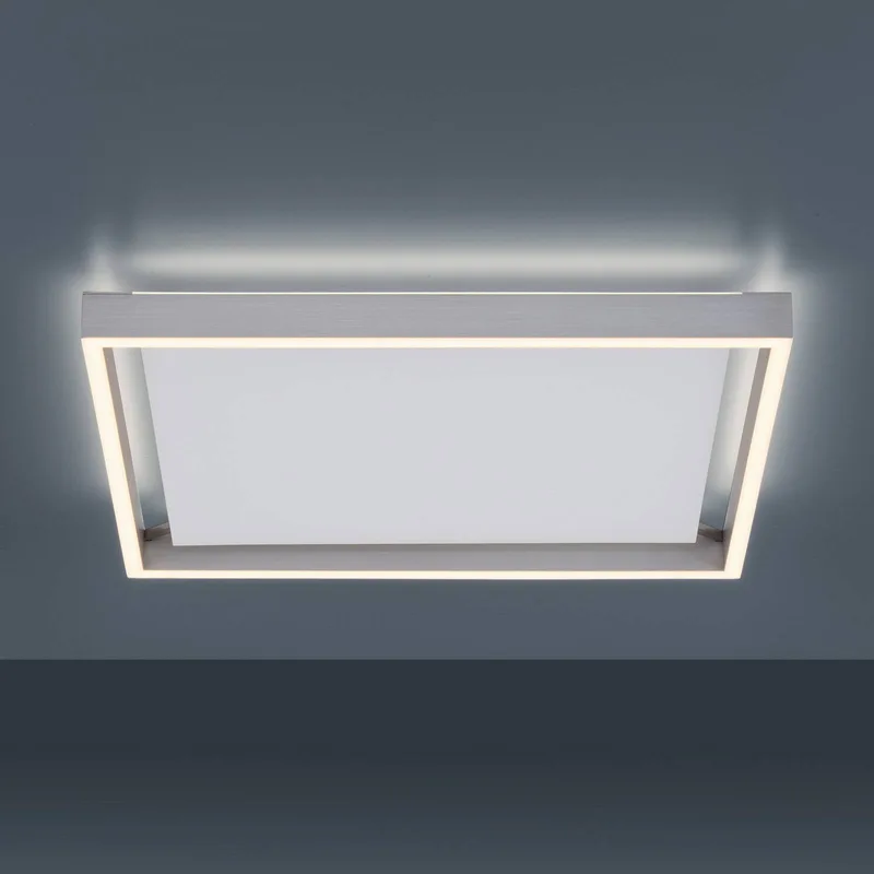 Paul Neuhaus Q-KAAN LED plafondlamp, 45x45cm van Q-Smart-Home in Zilver, Wit – productfoto 4 van 5