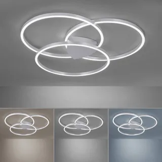 Paul Neuhaus Q-KATE LED plafondlamp van Q-Smart-Home in Zilver, Wit – productfoto 5 van 5