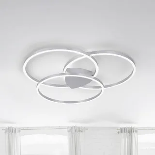 Paul Neuhaus Q-KATE LED plafondlamp van Q-Smart-Home in Zilver, Wit – productfoto 1 van 5