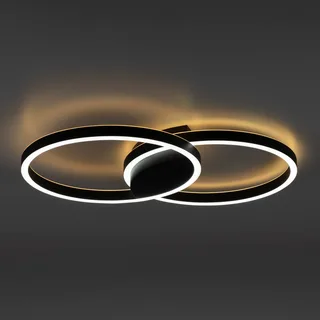 Paul Neuhaus Q-MARKO LED plafondlamp, 2-lamps rond från Q-Smart-Home i Svart, Vit – produktbild 5 av 5