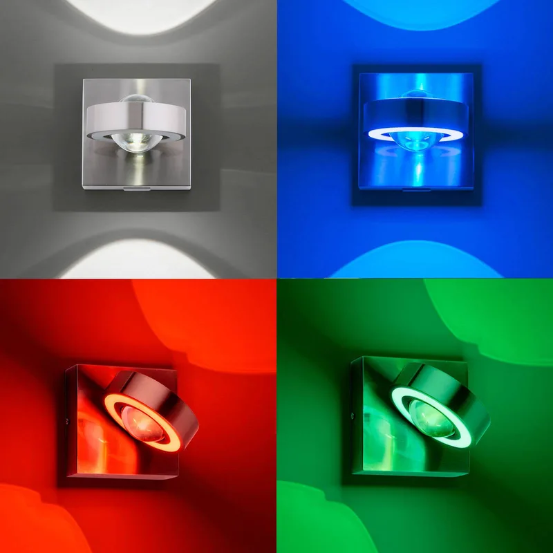 Paul Neuhaus Q-MIA LED wandlamp, staal von Q-Smart-Home in Silber, Helder – Produktfoto 4 von 5