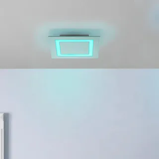 Paul Neuhaus Q-MIRAN LED plafondlamp, 30x30 cm von Q-Smart-Home in Aluminium – Produktfoto 2 von 5