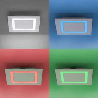 Paul Neuhaus Q-MIRAN LED plafondlamp, 30x30 cm von Q-Smart-Home in Aluminium – Produktfoto 5 von 5