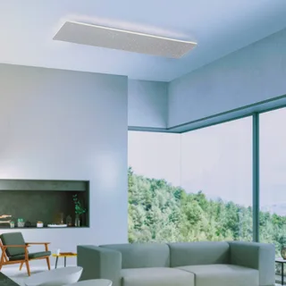 Paul Neuhaus Q-NIGHTSKY LED-loftlampe 100 x 25 cm fra Q-Smart-Home i Aluminium – produktbillede 2 af 4