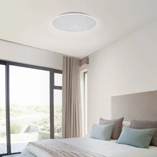 Paul Neuhaus Q-NIGHTSKY LED plafondlamp, rond von Q-Smart-Home in Aluminium – Produktfoto 4 von 4