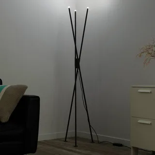 Paul Neuhaus Q-PETER LED vloerlamp, RGB/CCT von Q-Smart-Home in Anthrazit – Produktfoto 1 von 5