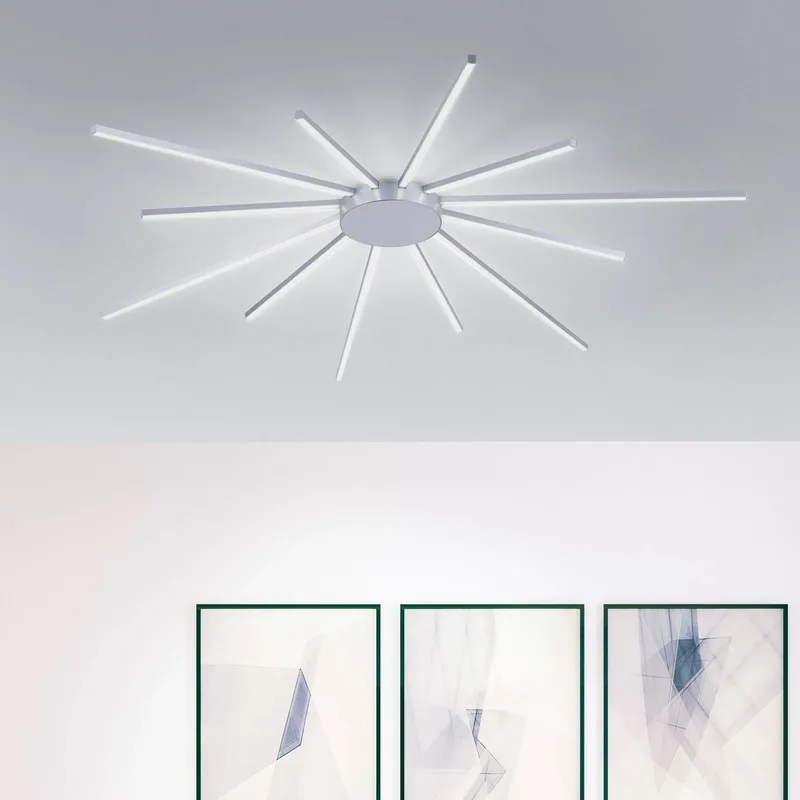 Paul Neuhaus Q-SUNSHINE LED plafondlamp von Q-Smart-Home in Aluminium – Produktfoto 1 von 5