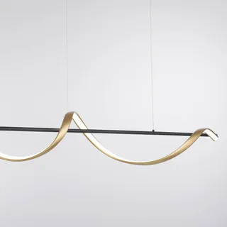 Paul Neuhaus Q-Swing hængelampe, antracit/messing fra Q-Smart-Home i Antracit, Messing – produktbillede 4 af 5