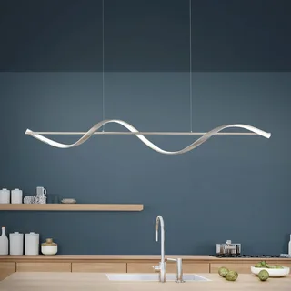 Paul Neuhaus Q-Swing LED-hänglampa, stål från Q-Smart-Home i Staal – produktbild 1 av 4