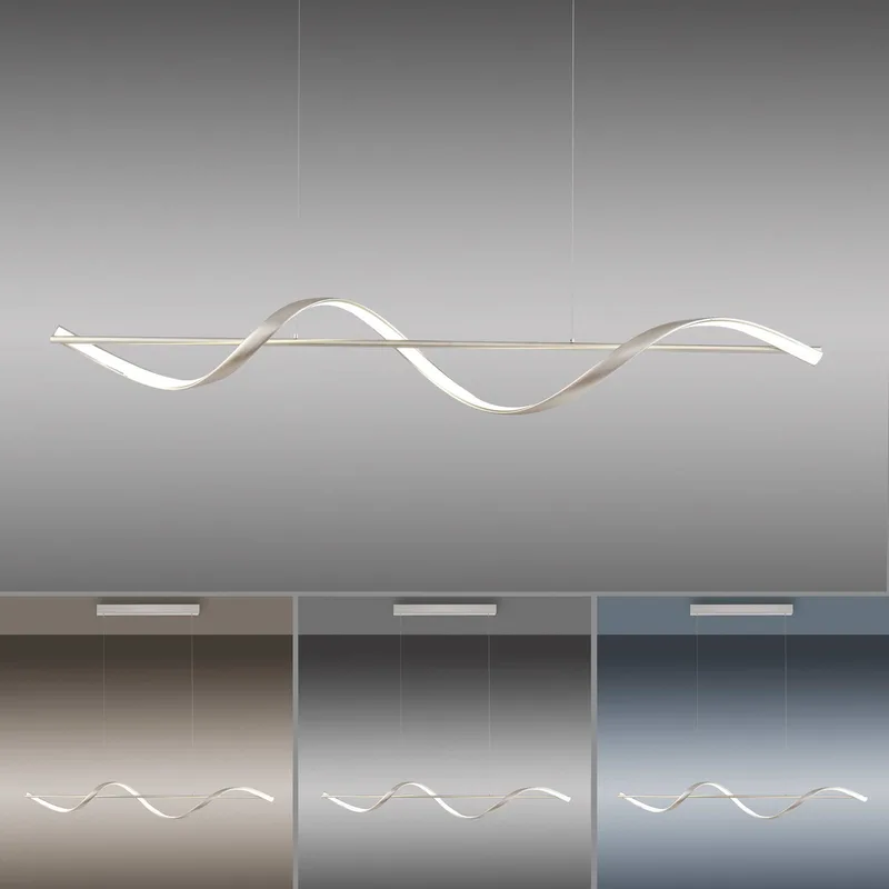 Paul Neuhaus Q-Swing LED-hänglampa, stål från Q-Smart-Home i Staal – produktbild 4 av 4