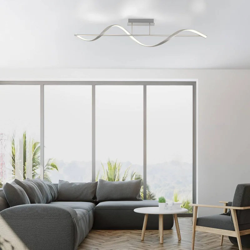 Paul Neuhaus Q-Swing LED-taklampa stål från Q-Smart-Home i Staal – produktbild 2 av 5