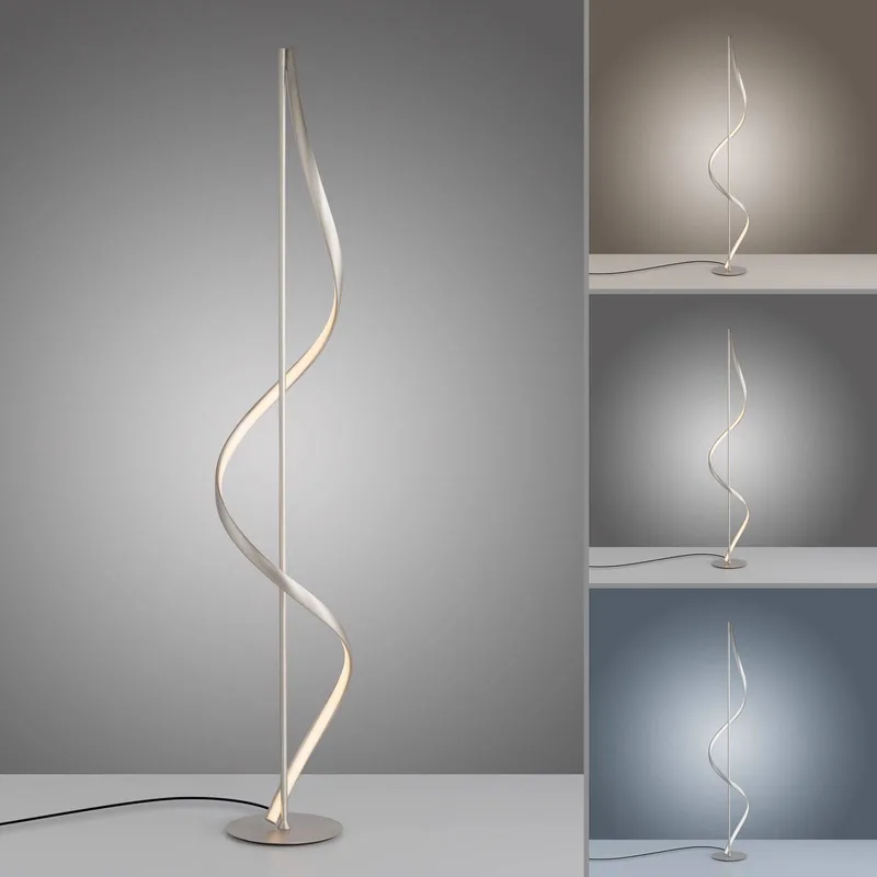 Paul Neuhaus Q-Swing LED-golvlampa, stål från Q-Smart-Home i Staal – produktbild 5 av 5
