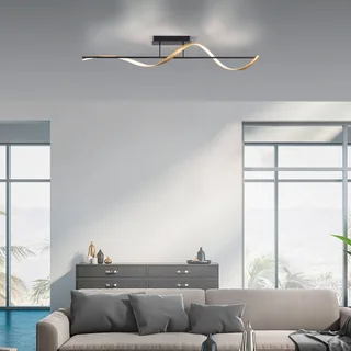 Paul Neuhaus Q-Swing plafondlamp antraciet/messing de Q-Smart-Home en Anthracite, Laiton – photo produit 2 sur 4