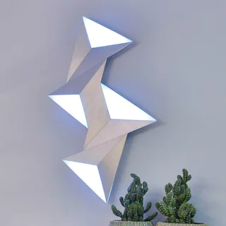 Paul Neuhaus Q-TETRA LED-væglampe, Satellite fra Q-Smart-Home i Aluminium – produktbillede 5 af 5