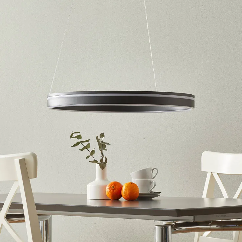 Paul Neuhaus Q-VITO LED hanglamp 59cm von Q-Smart-Home in Anthrazit – Produktfoto 1 von 5