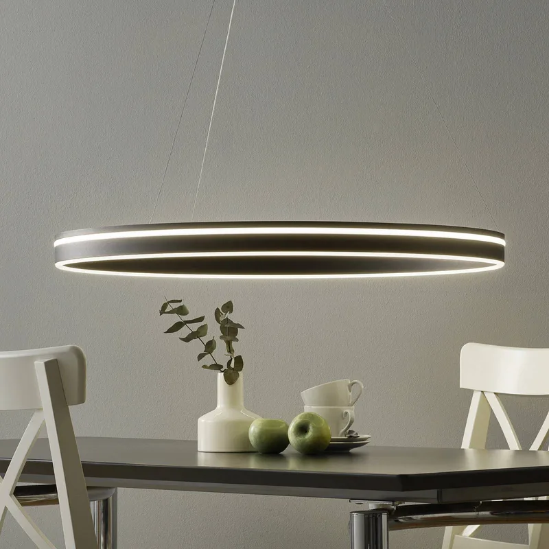 Paul Neuhaus Q-VITO LED hanglamp 79cm van Q-Smart-Home in Antraciet – productfoto 1 van 5