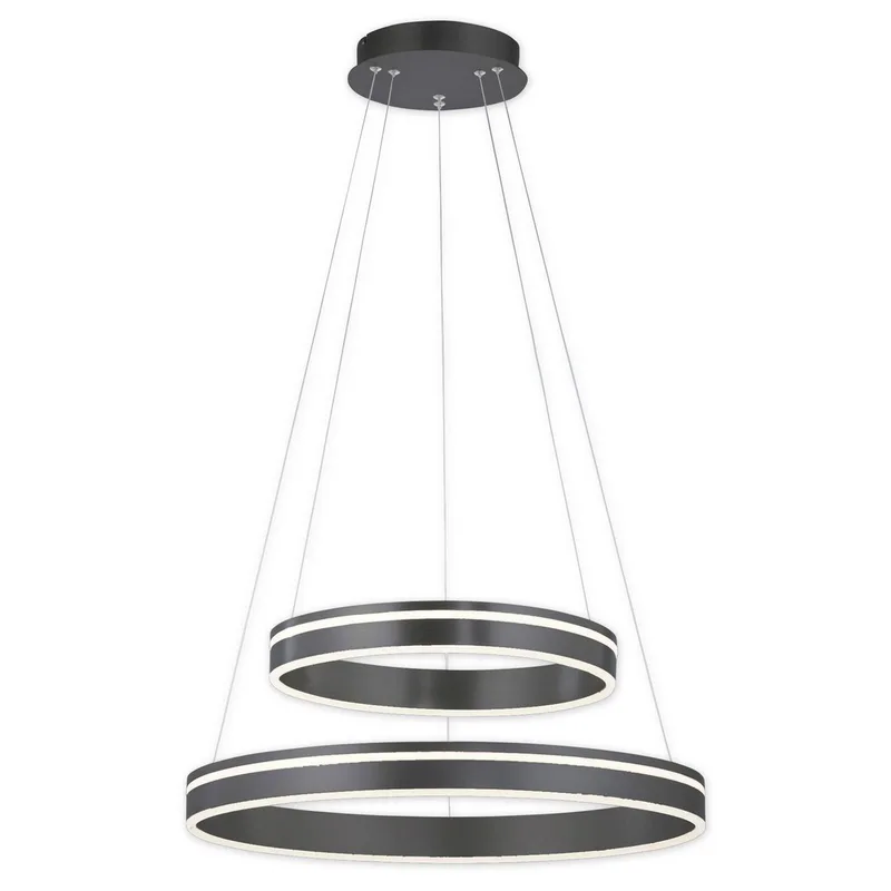 Paul Neuhaus Q-VITO LED hanglamp, ZigBee van Q-Smart-Home in Antraciet, Wit – productfoto 2 van 2