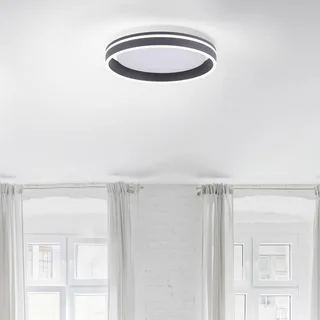 Paul Neuhaus Q-VITO LED plafondlamp 40cm antraciet van Q-Smart-Home in Antraciet, Wit – productfoto 5 van 5