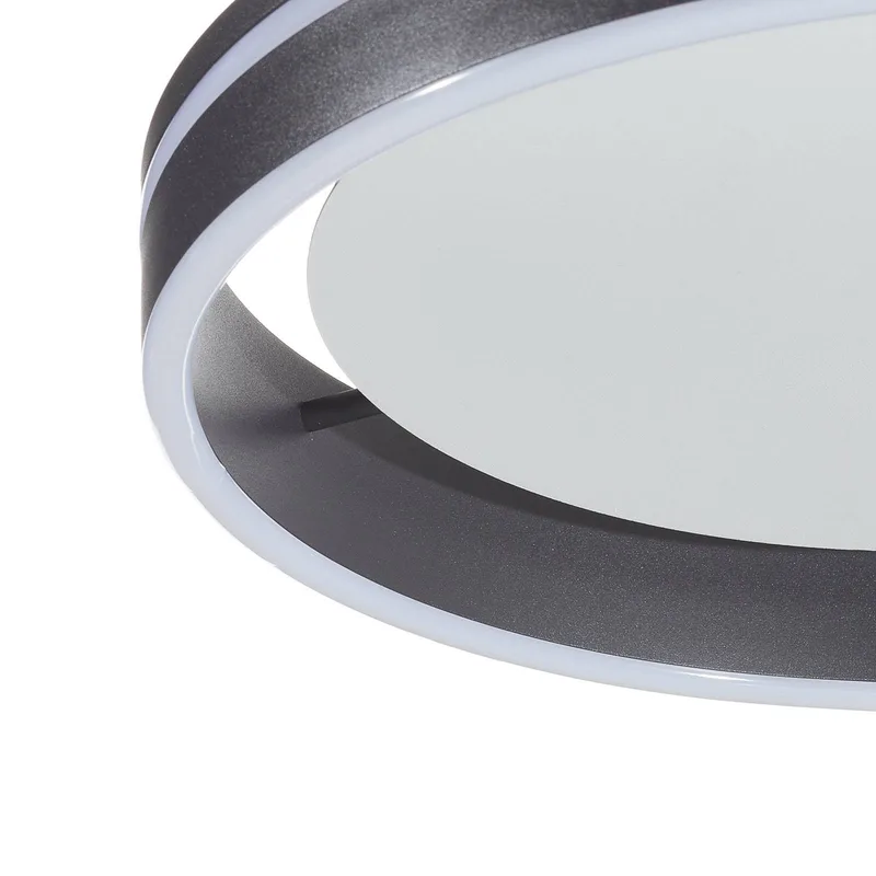 Paul Neuhaus Q-VITO LED plafondlamp 40cm antraciet van Q-Smart-Home in Antraciet, Wit – productfoto 4 van 5