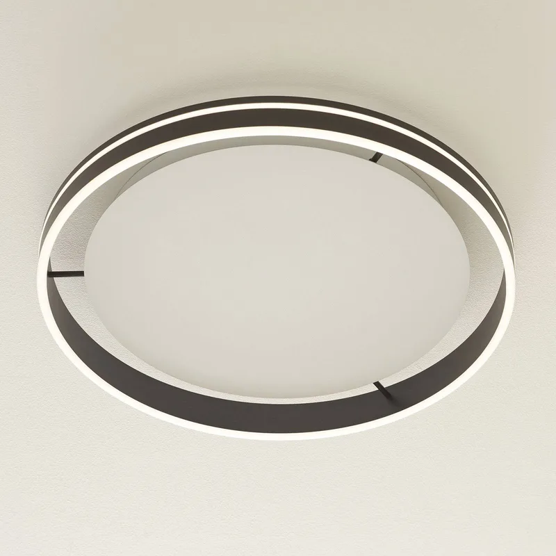 Paul Neuhaus Q-VITO LED-taklampa 59cm antracit från Q-Smart-Home i Antracit, Vit – produktbild 2 av 5