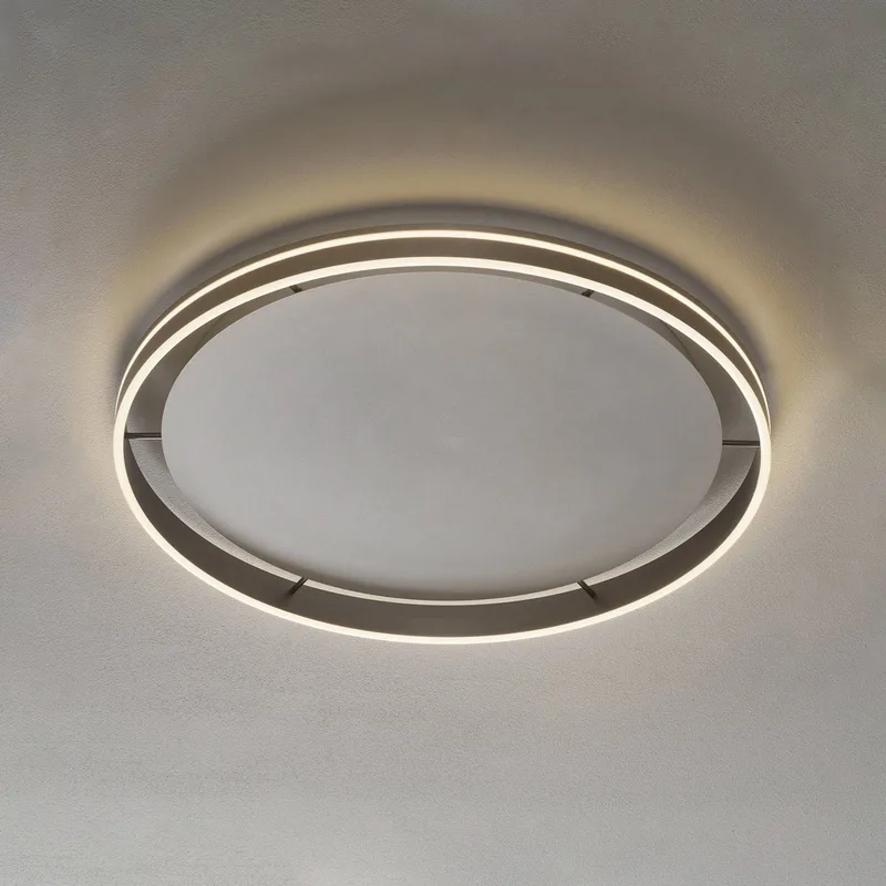 Paul Neuhaus Q-VITO LED plafondlamp 79cm staal de Q-Smart-Home en Staal, Blanc – photo produit 1 sur 5