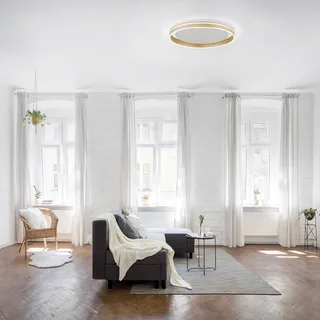 Paul Neuhaus Q-VITO LED-taklampa, Ø 60cm från Q-Smart-Home i Mat messing, Vit – produktbild 3 av 5