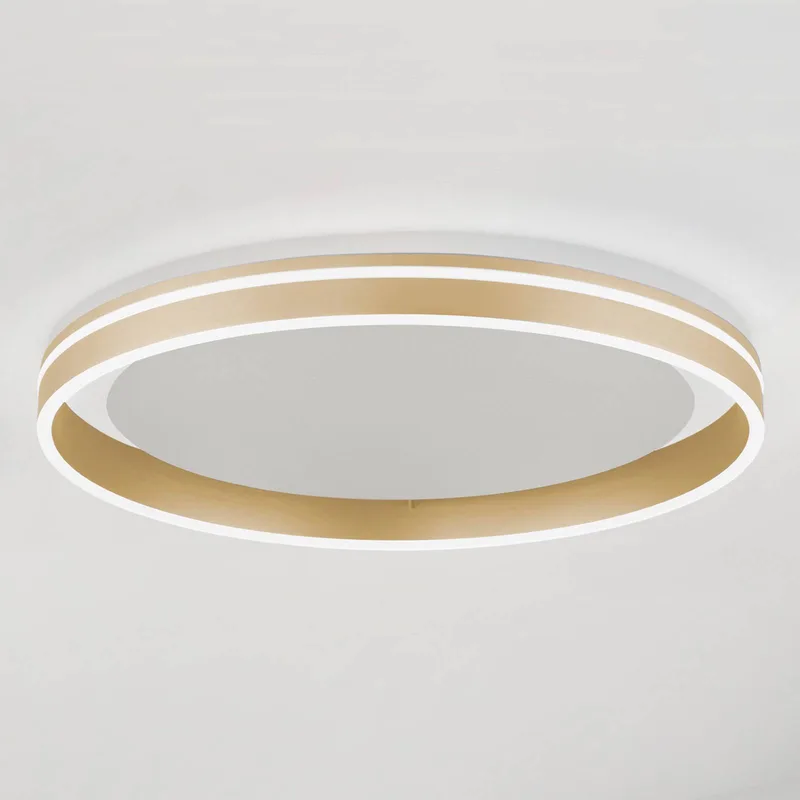 Paul Neuhaus Q-VITO LED-taklampa, Ø 60cm från Q-Smart-Home i Mat messing, Vit – produktbild 1 av 5